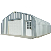 Stahl Quonset Hut Kits und Bogengebäude Quonset Metalldach-Scheibe Metalldach Gebäude Nuss &amp; Schraubenplatte Hütte